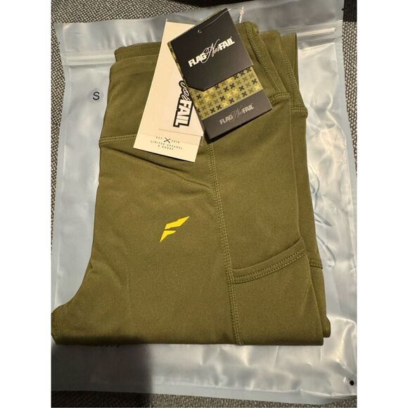 NWT Flag nor Fail Rush leggings olive size small - Picture 3 of 11